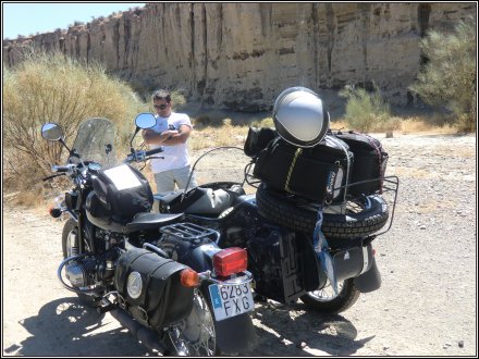 Viaje en moto desierto Almeria