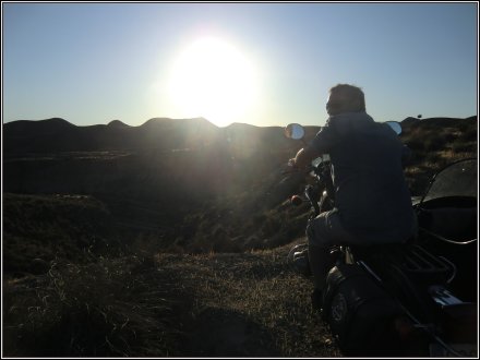 Viaje en moto desierto Almeria