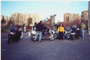 Viaje en moto por madrid
